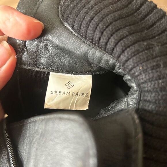 Dream Pairs Black Heeled Boots - Picture 9 of 10